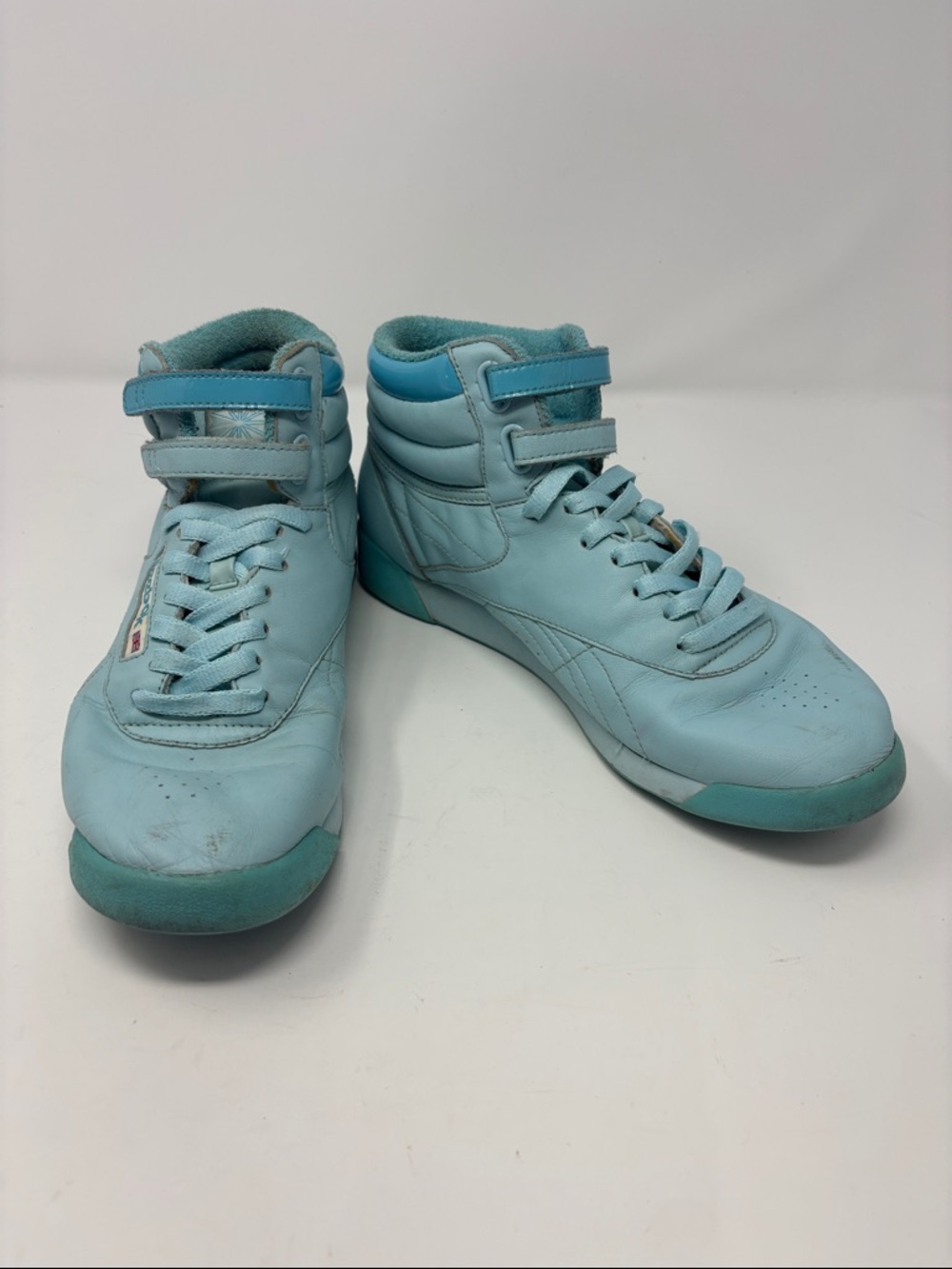 Reebok | vintage Light Blue High-Top Sneakers 9